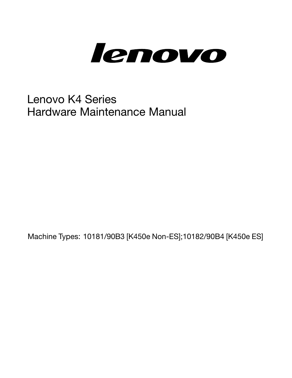 Lenovo K450e Desktop User Manual | 49 pages
