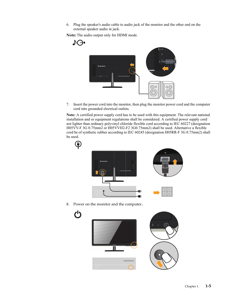 Lenovo LS2421p Wide 23.6in Flat Panel Monitor User Manual | Page 9 / 35