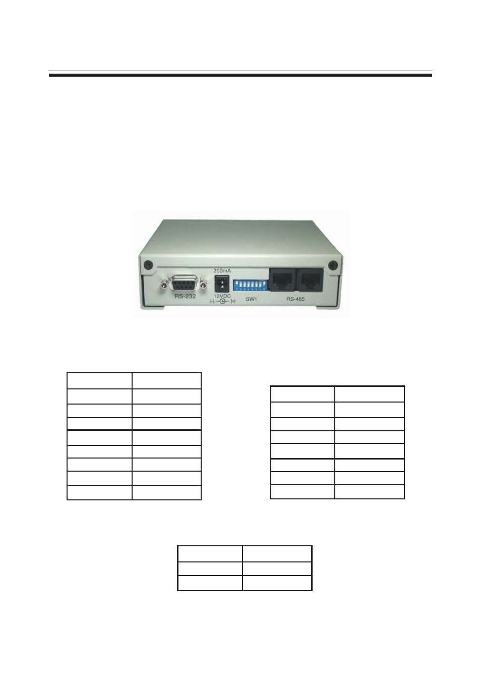 Connections | AVE HYDRA RS-485 User Manual | Page 5 / 8
