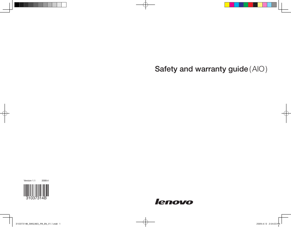 Lenovo 3000 C305 All-In-One User Manual | 39 pages