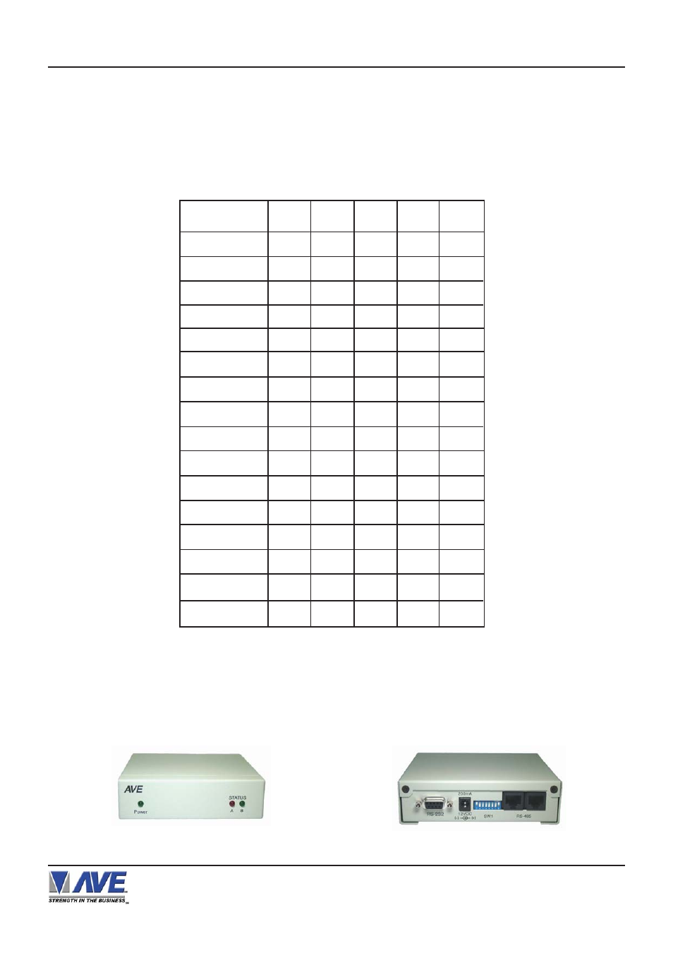 Hydra and regcom appendix c | AVE VSI-PRO User Manual | Page 61 / 76