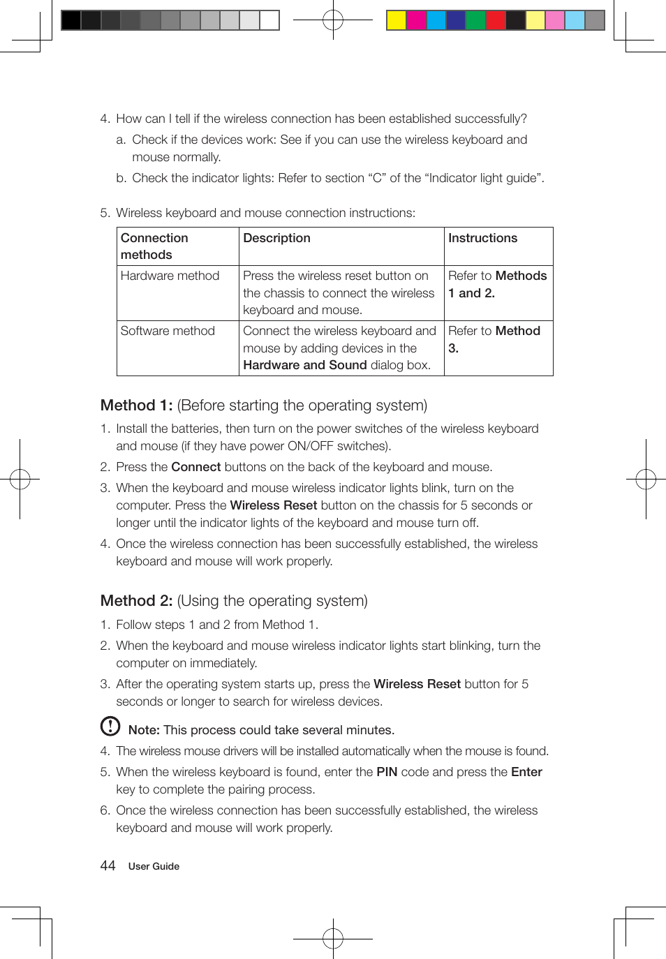 Method 1: (before starting the operating system), Method 2: (using the operating system) | Lenovo IdeaCentre B320 User Manual | Page 49 / 53