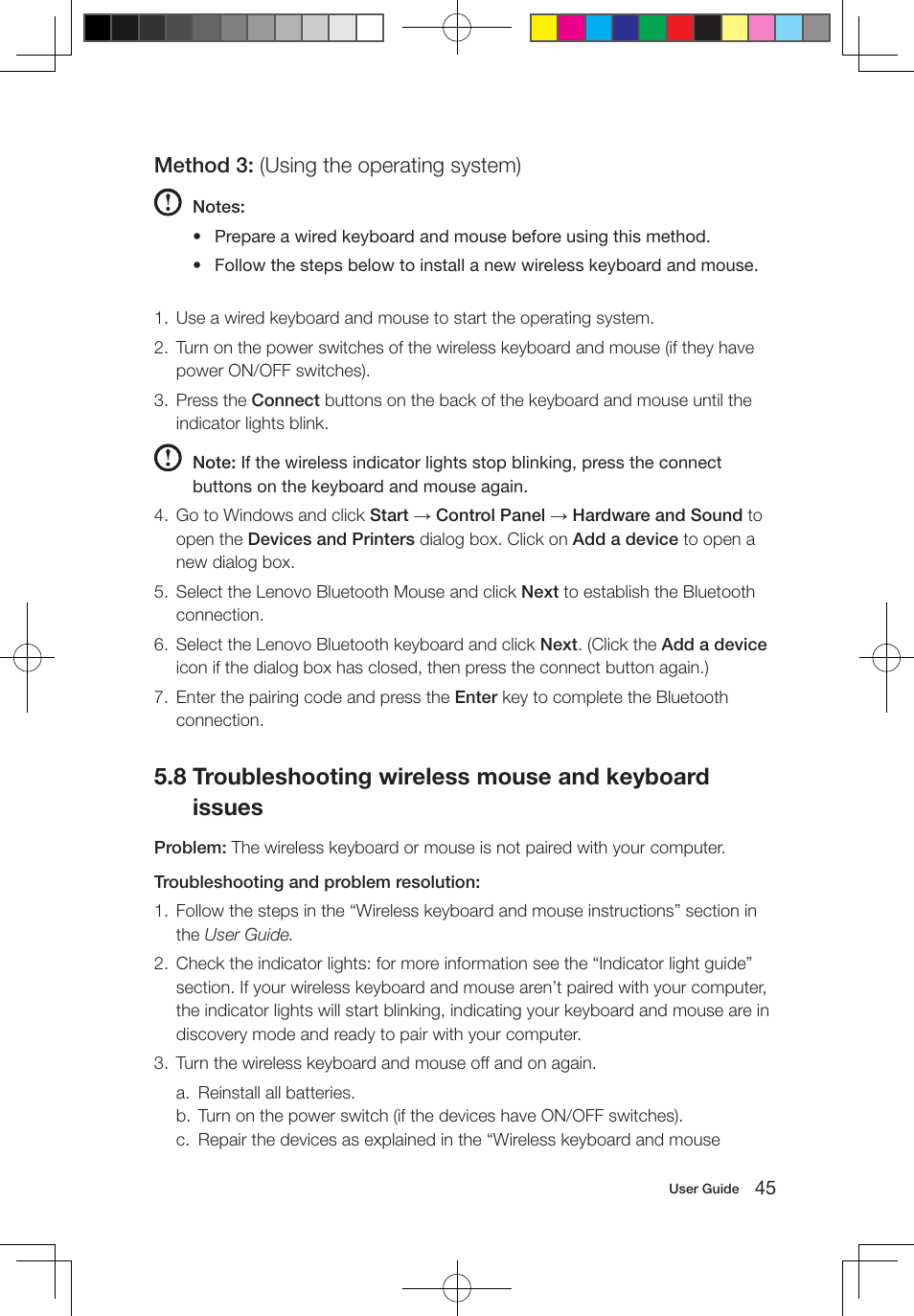 Method 3: (using the operating system) | Lenovo IdeaCentre B320 User Manual | Page 50 / 53