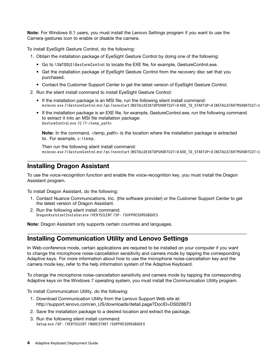 Installing dragon assistant | Lenovo ThinkPad X1 Carbon Type 20A7 20A8 User Manual | Page 10 / 26