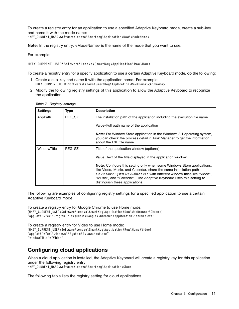 Configuring cloud applications | Lenovo ThinkPad X1 Carbon Type 20A7 20A8 User Manual | Page 17 / 26