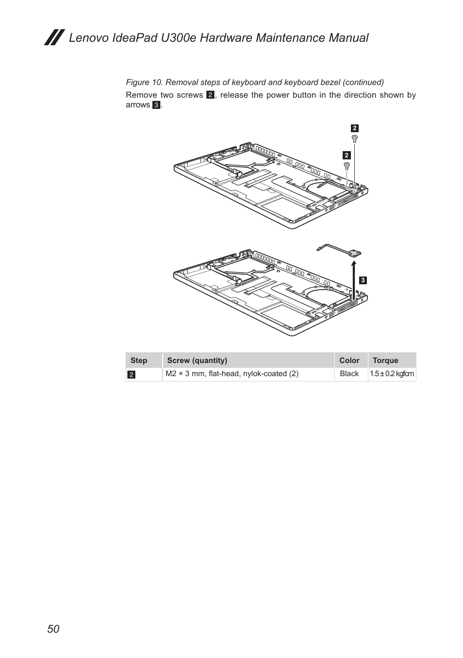 Lenovo ideapad u300e hardware maintenance manual | Lenovo IdeaPad U300e User Manual | Page 54 / 73