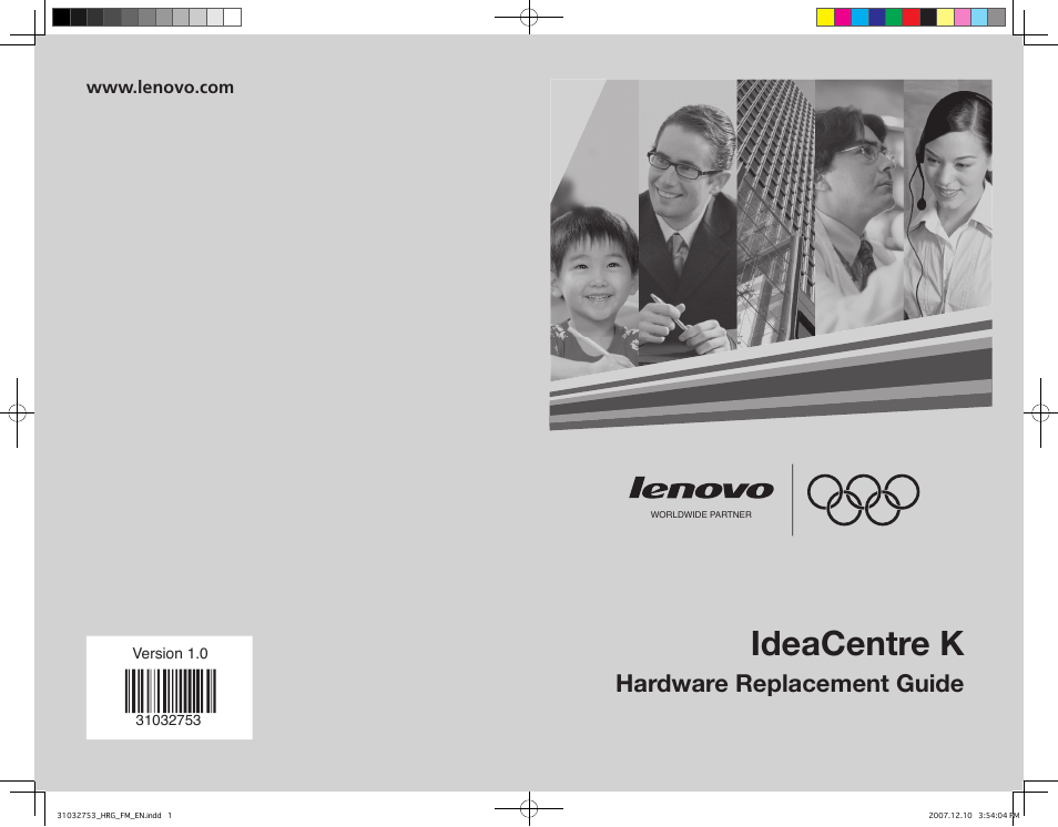 Lenovo IdeaCentre K210 User Manual | 33 pages