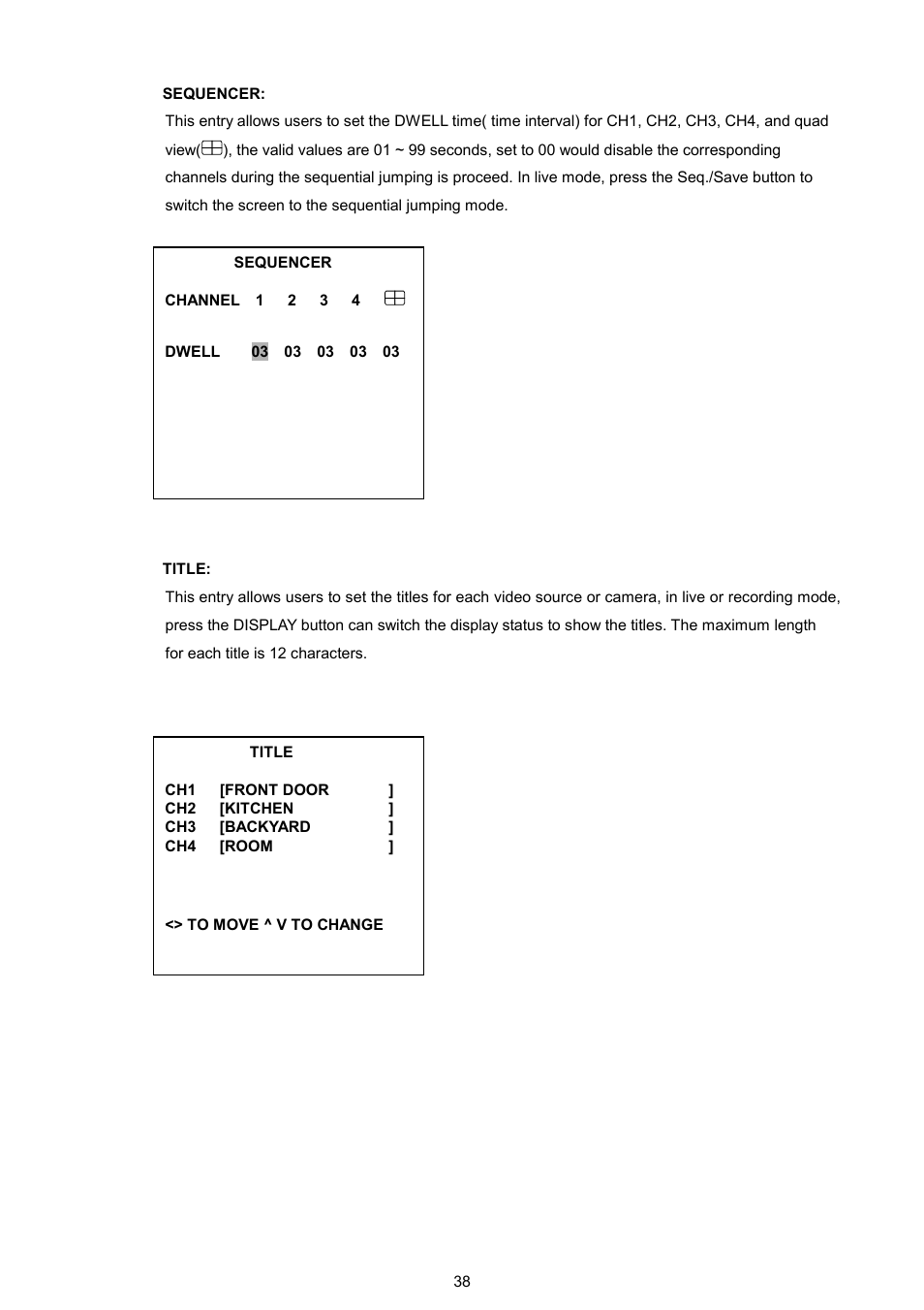 AVE MV DR4000 User Manual | Page 40 / 87