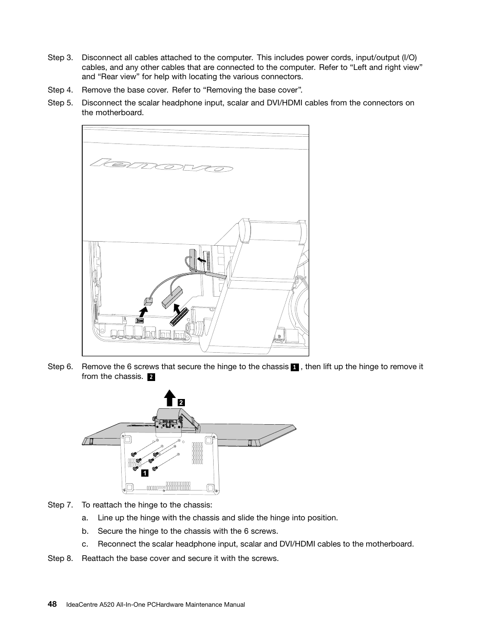 Lenovo IdeaCentre A520 All-in-One User Manual | Page 54 / 73