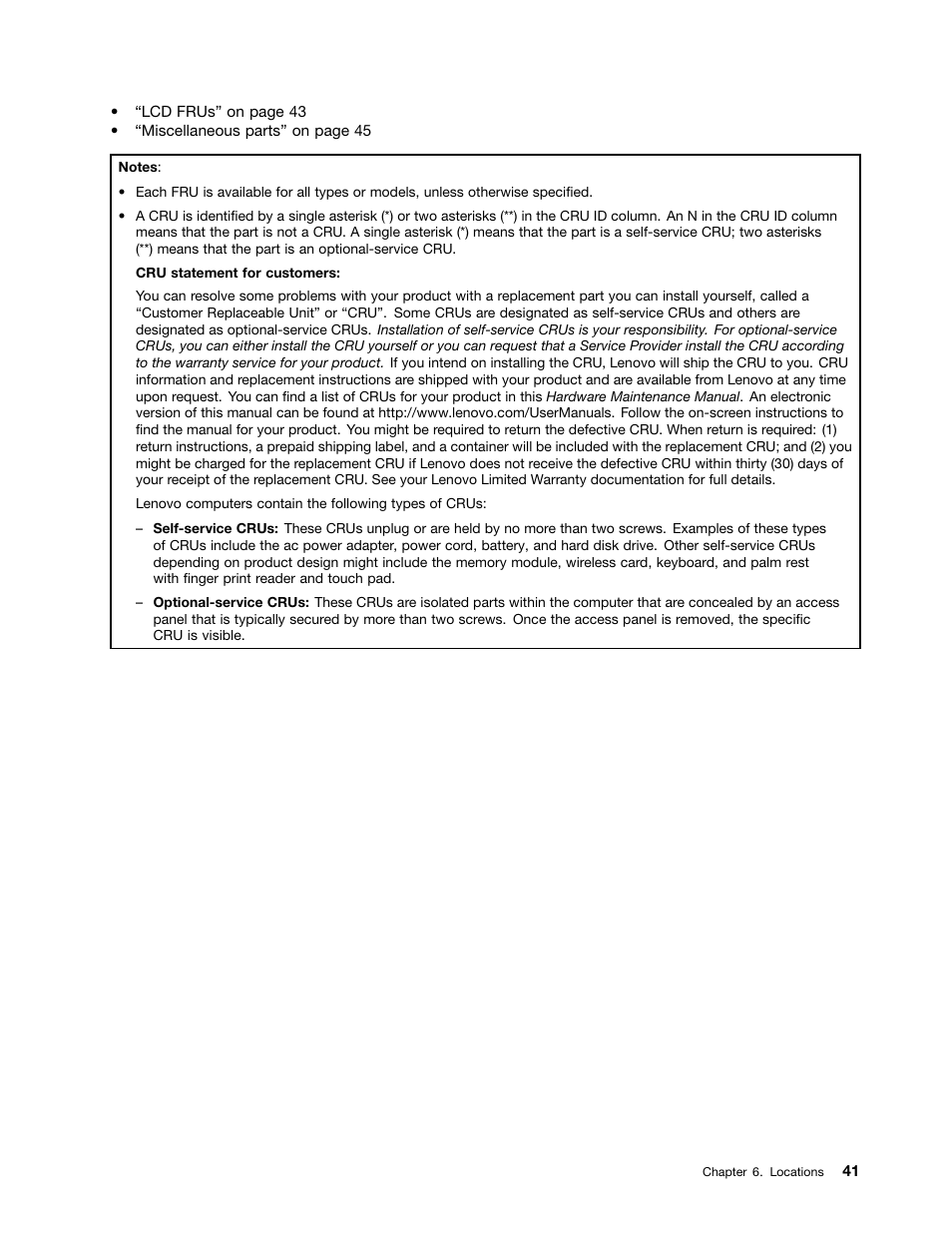 Lenovo E4325 User Manual | Page 47 / 88