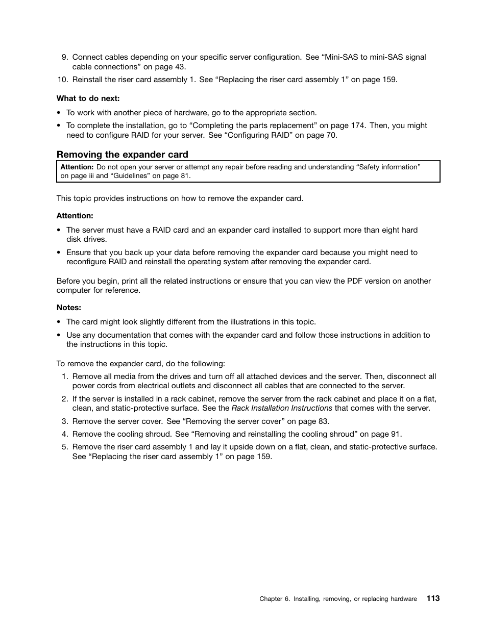 Lenovo ThinkServer RD430 User Manual | Page 125 / 216