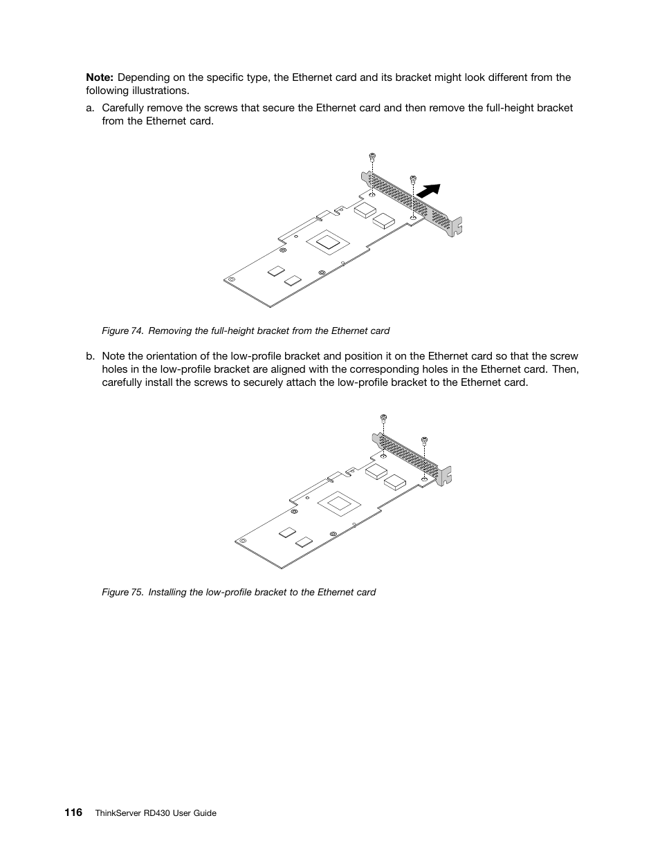 Lenovo ThinkServer RD430 User Manual | Page 128 / 216