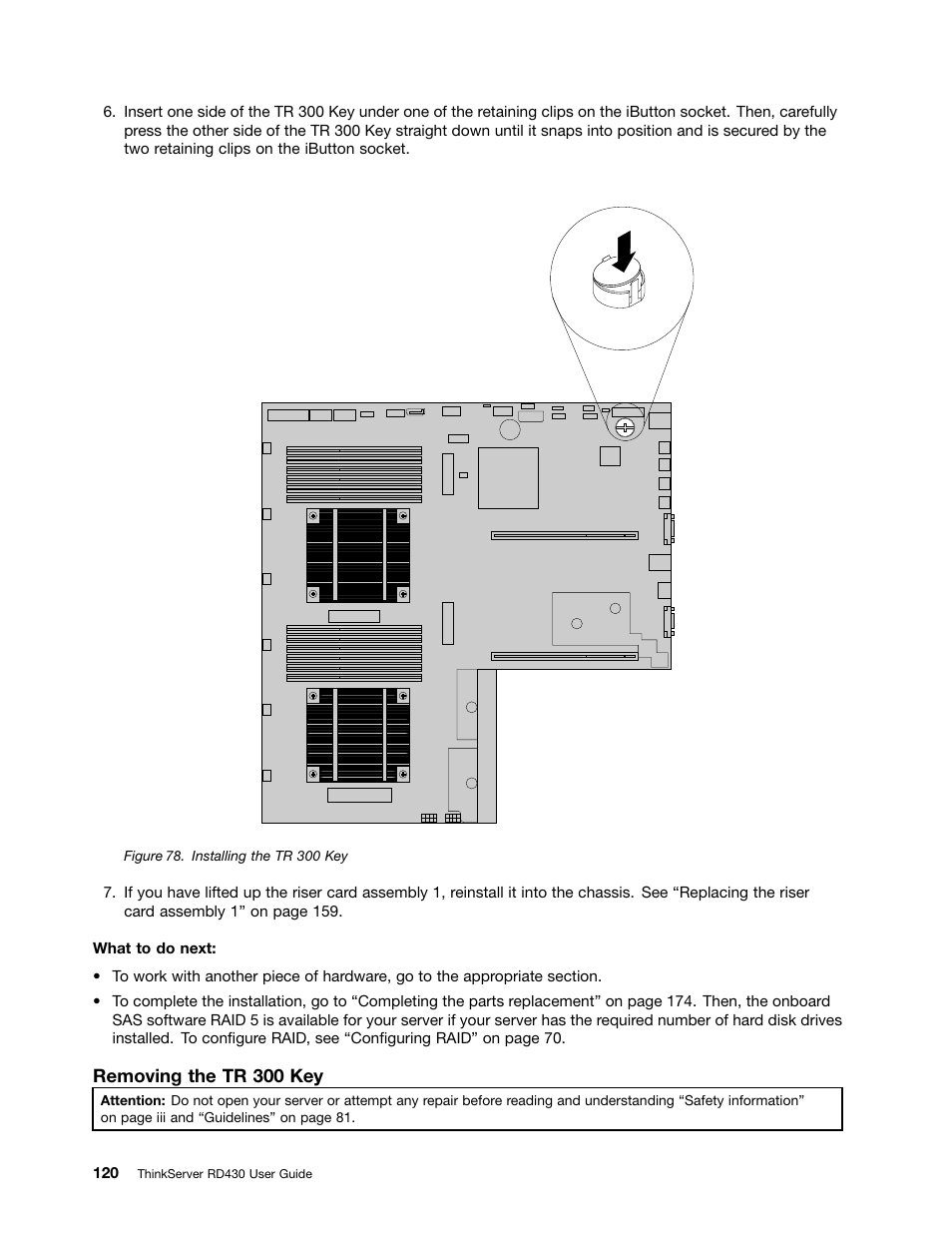 Lenovo ThinkServer RD430 User Manual | Page 132 / 216