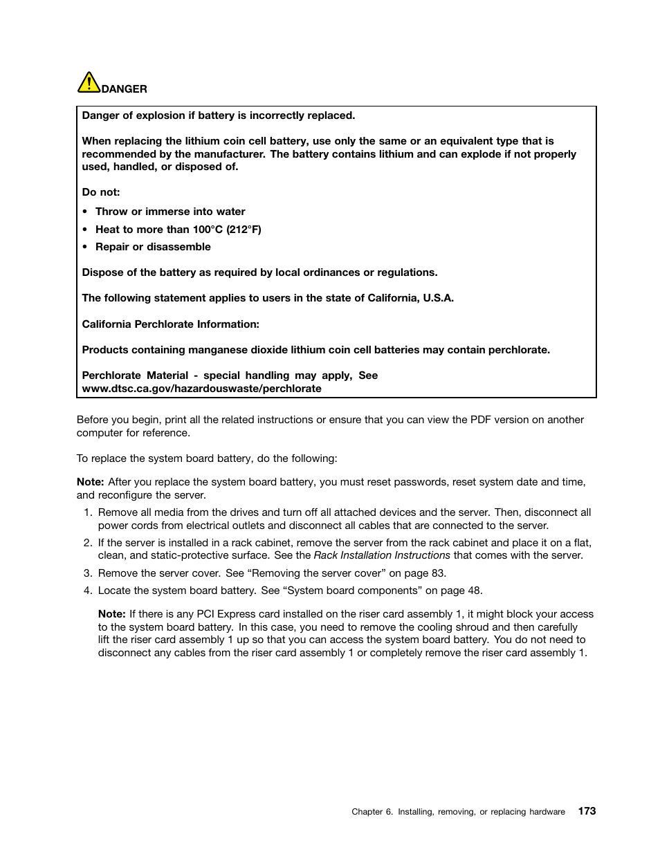 Lenovo ThinkServer RD430 User Manual | Page 185 / 216