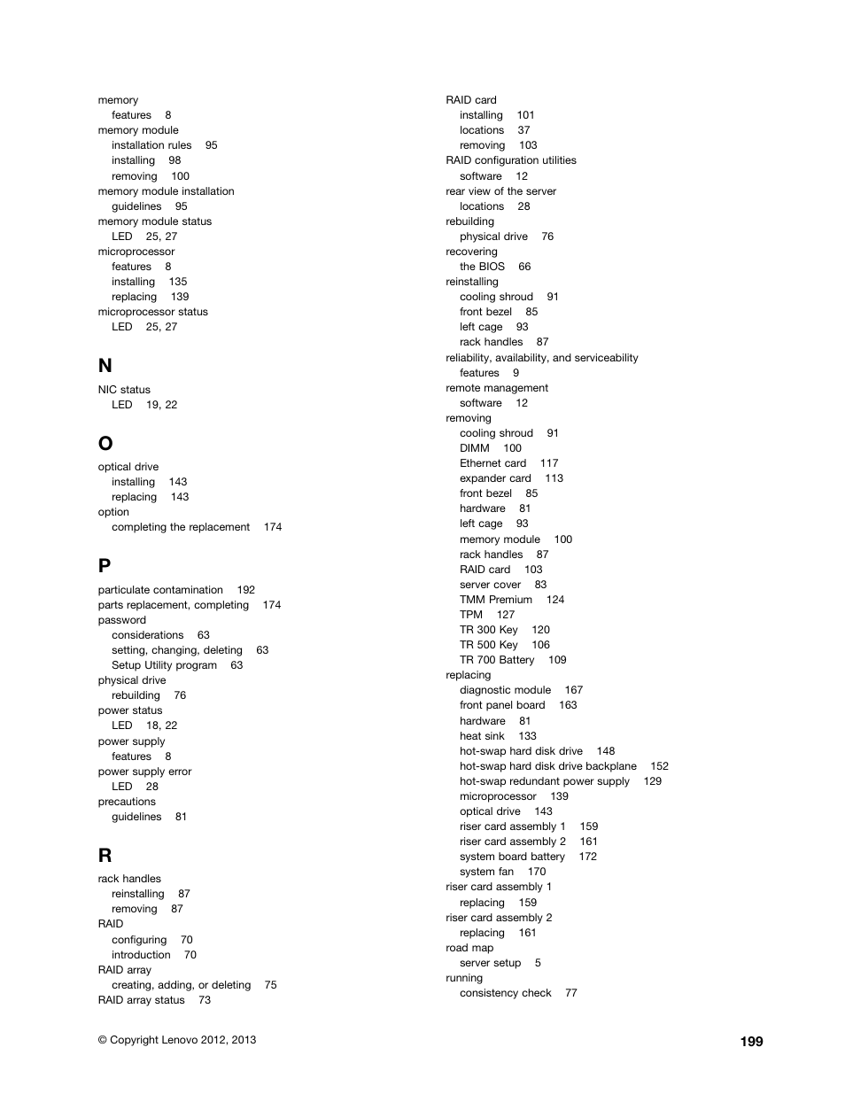 Lenovo ThinkServer RD430 User Manual | Page 211 / 216