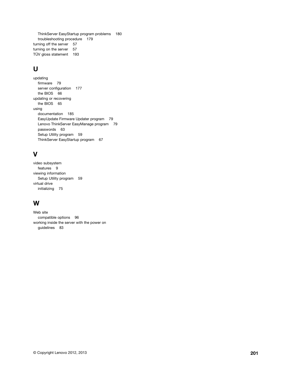 Lenovo ThinkServer RD430 User Manual | Page 213 / 216