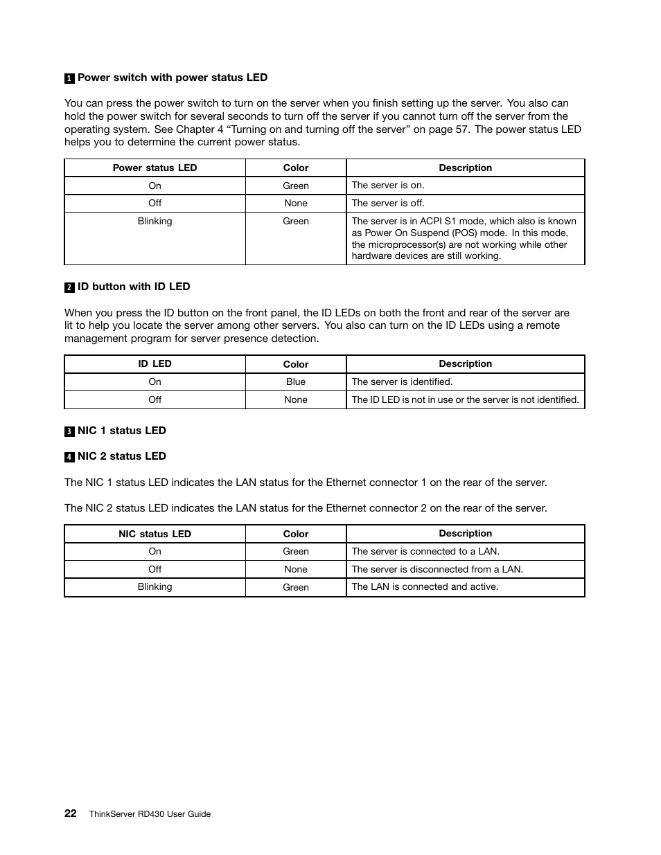 Lenovo ThinkServer RD430 User Manual | Page 34 / 216