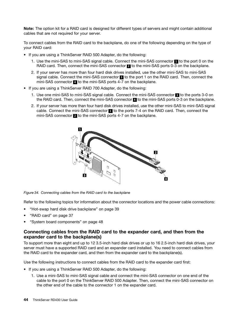 Lenovo ThinkServer RD430 User Manual | Page 56 / 216