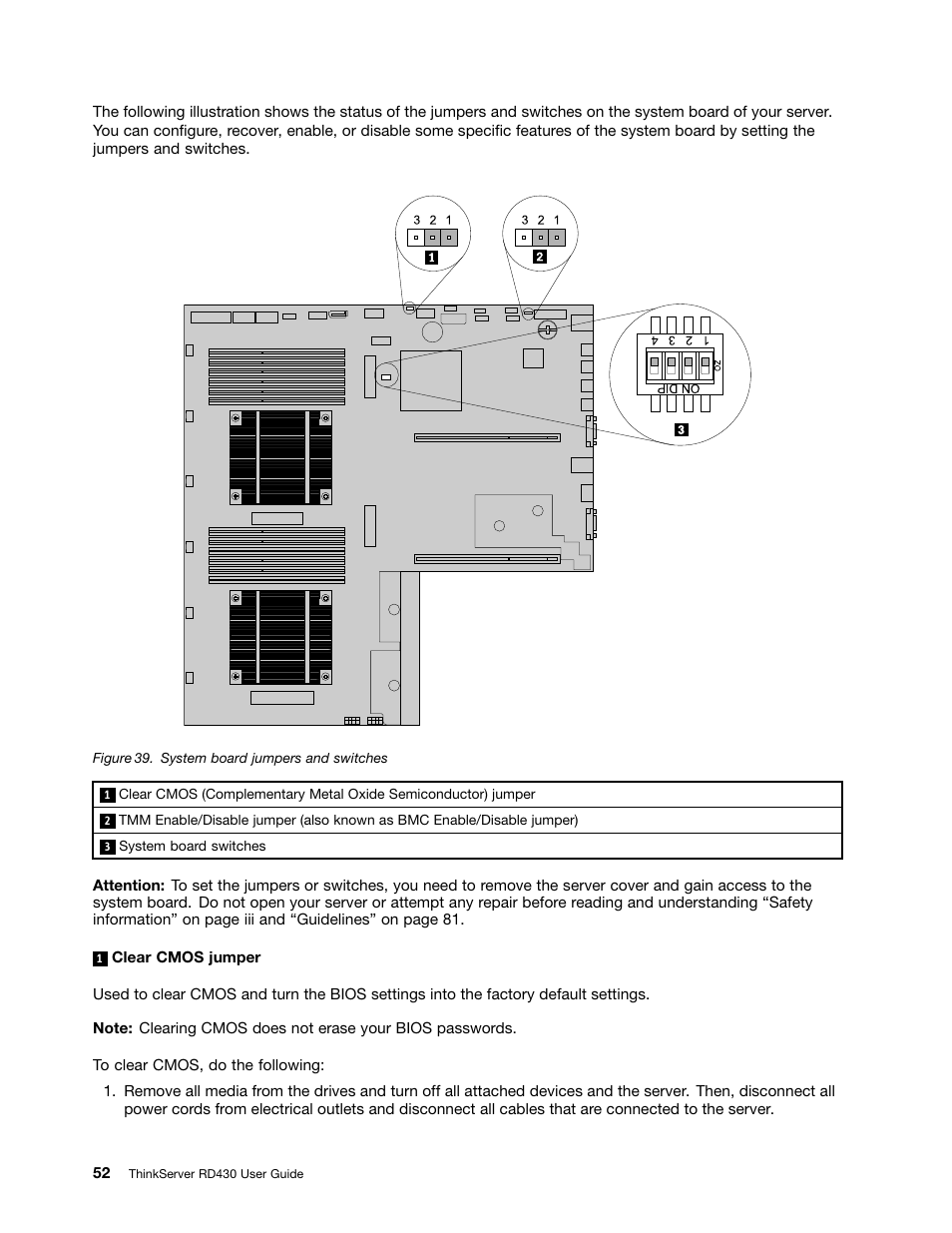 Lenovo ThinkServer RD430 User Manual | Page 64 / 216