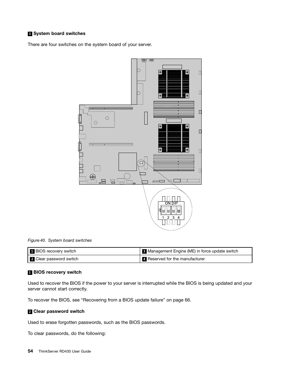Lenovo ThinkServer RD430 User Manual | Page 66 / 216