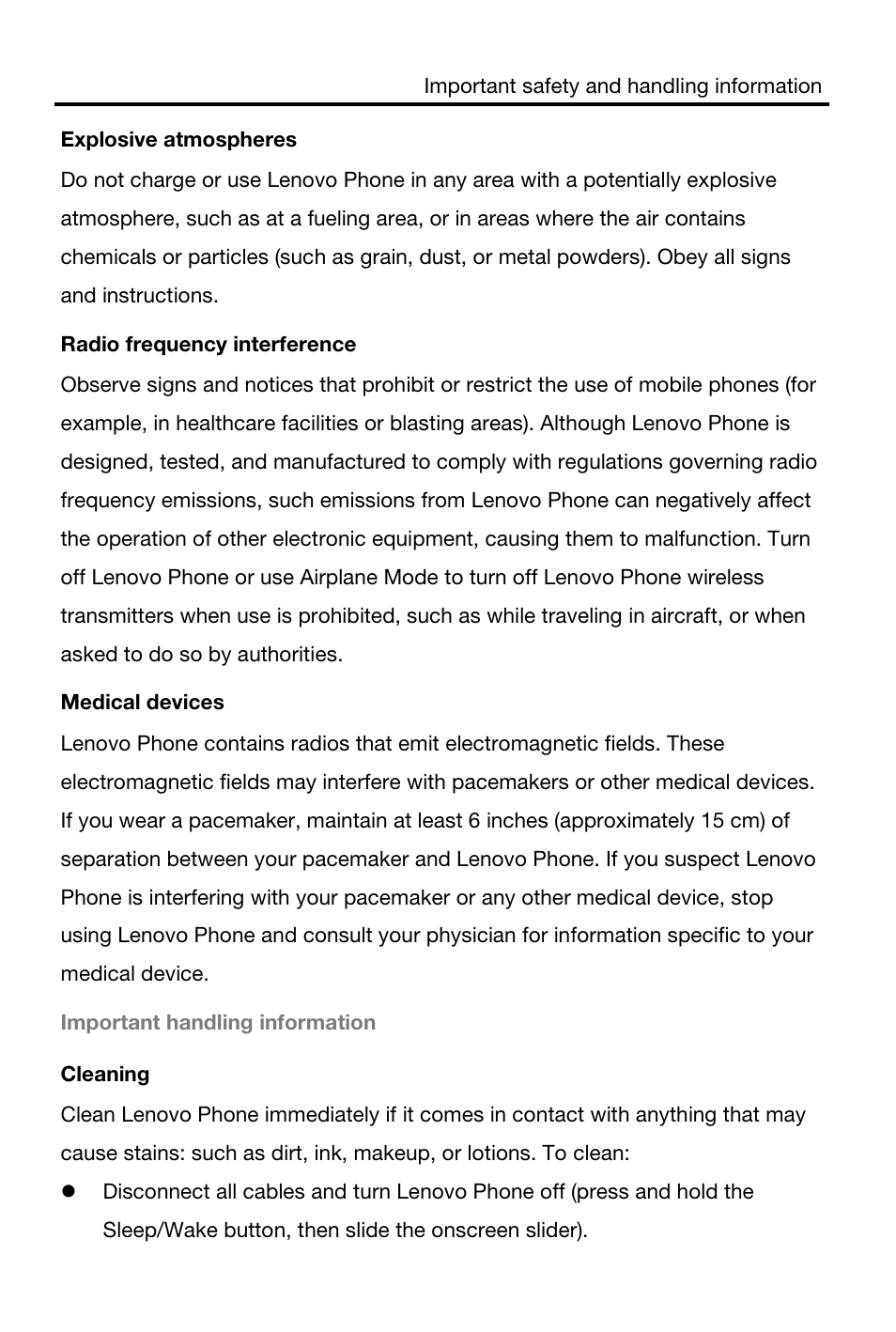 Lenovo S960 Smartphone User Manual | Page 8 / 20