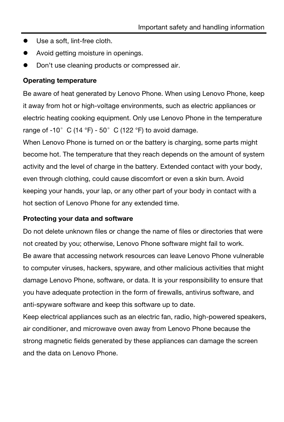 Lenovo S960 Smartphone User Manual | Page 9 / 20