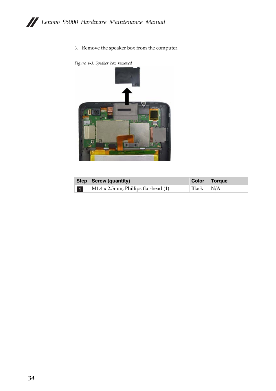 Lenovo s5000 hardware maintenance manual | Lenovo S5000 Tablet User Manual | Page 38 / 60