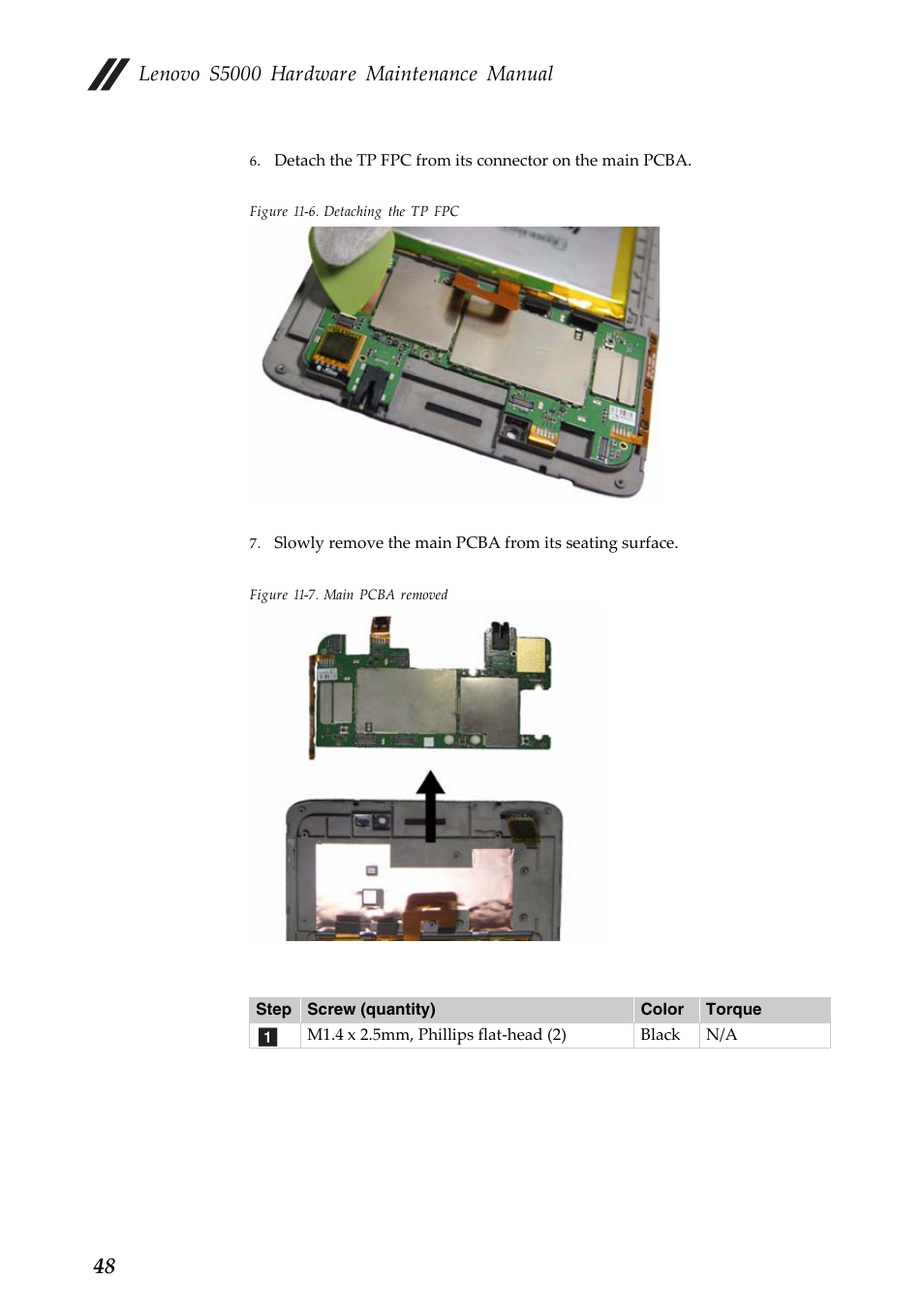 Lenovo s5000 hardware maintenance manual | Lenovo S5000 Tablet User Manual | Page 52 / 60