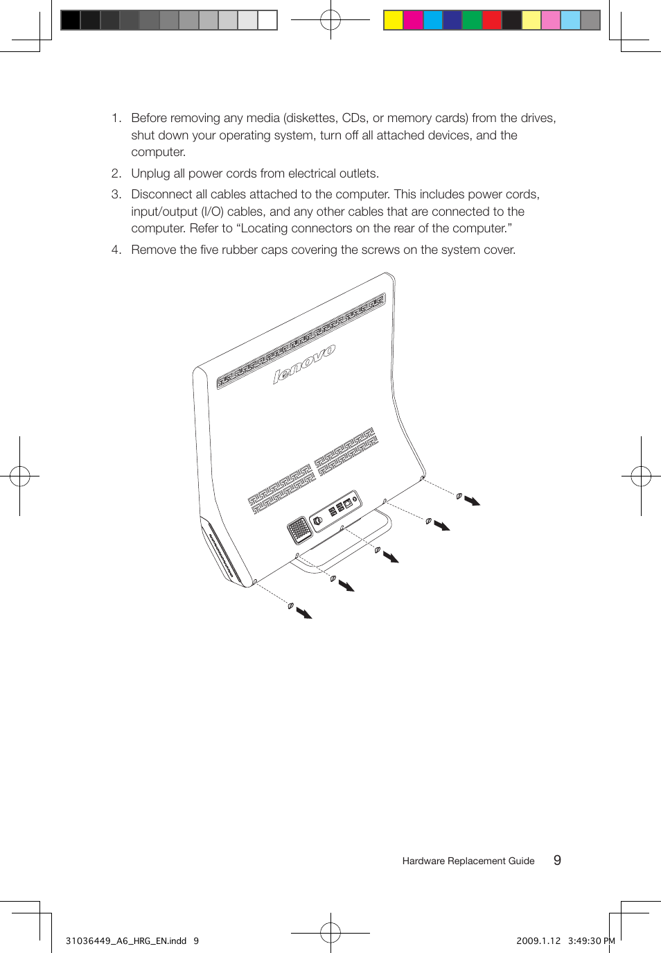 Lenovo IdeaCentre A600 User Manual | Page 12 / 33