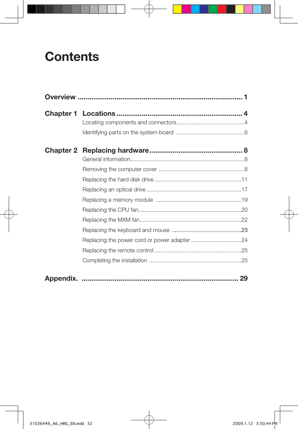 Lenovo IdeaCentre A600 User Manual | Page 3 / 33