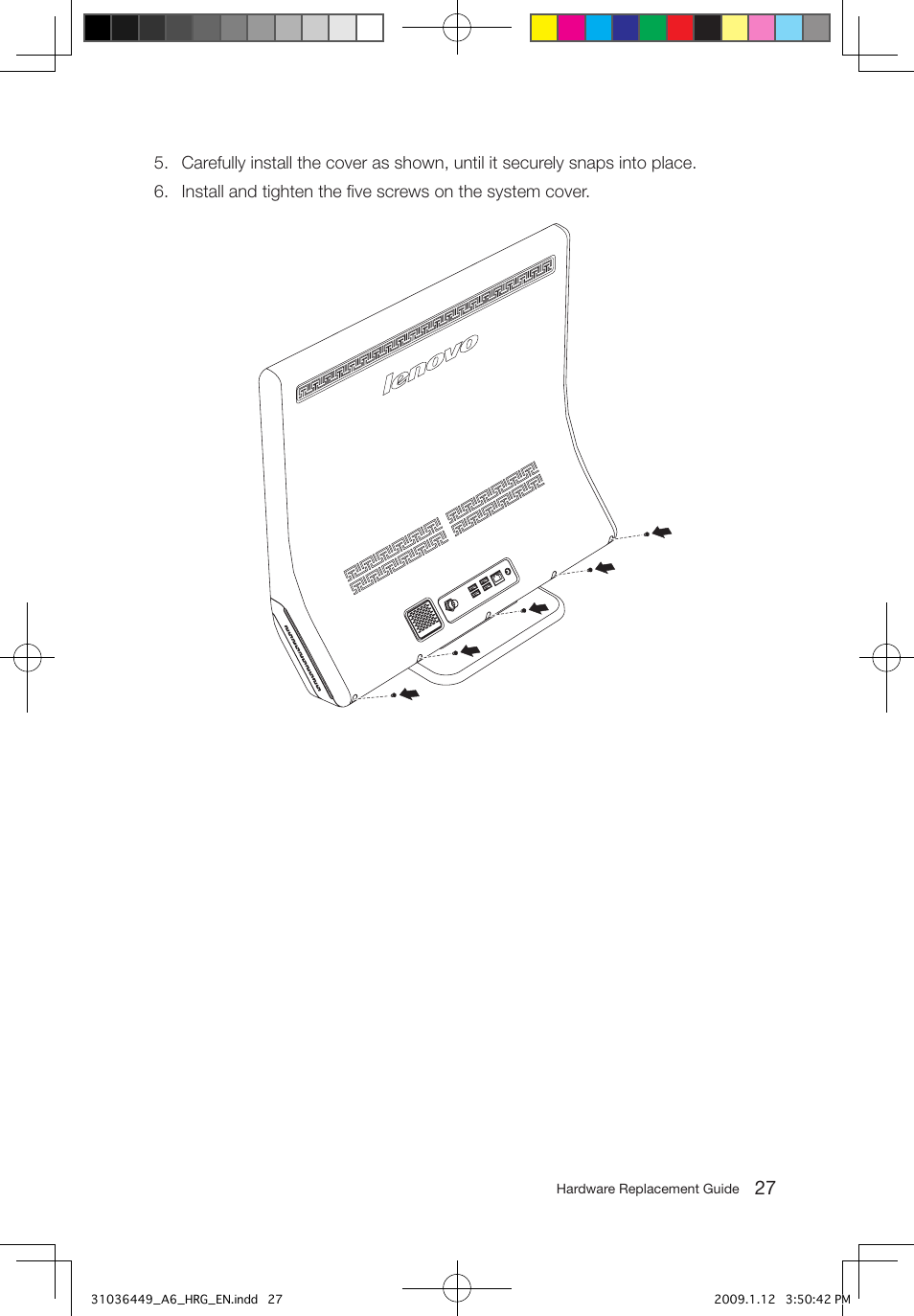 Lenovo IdeaCentre A600 User Manual | Page 30 / 33