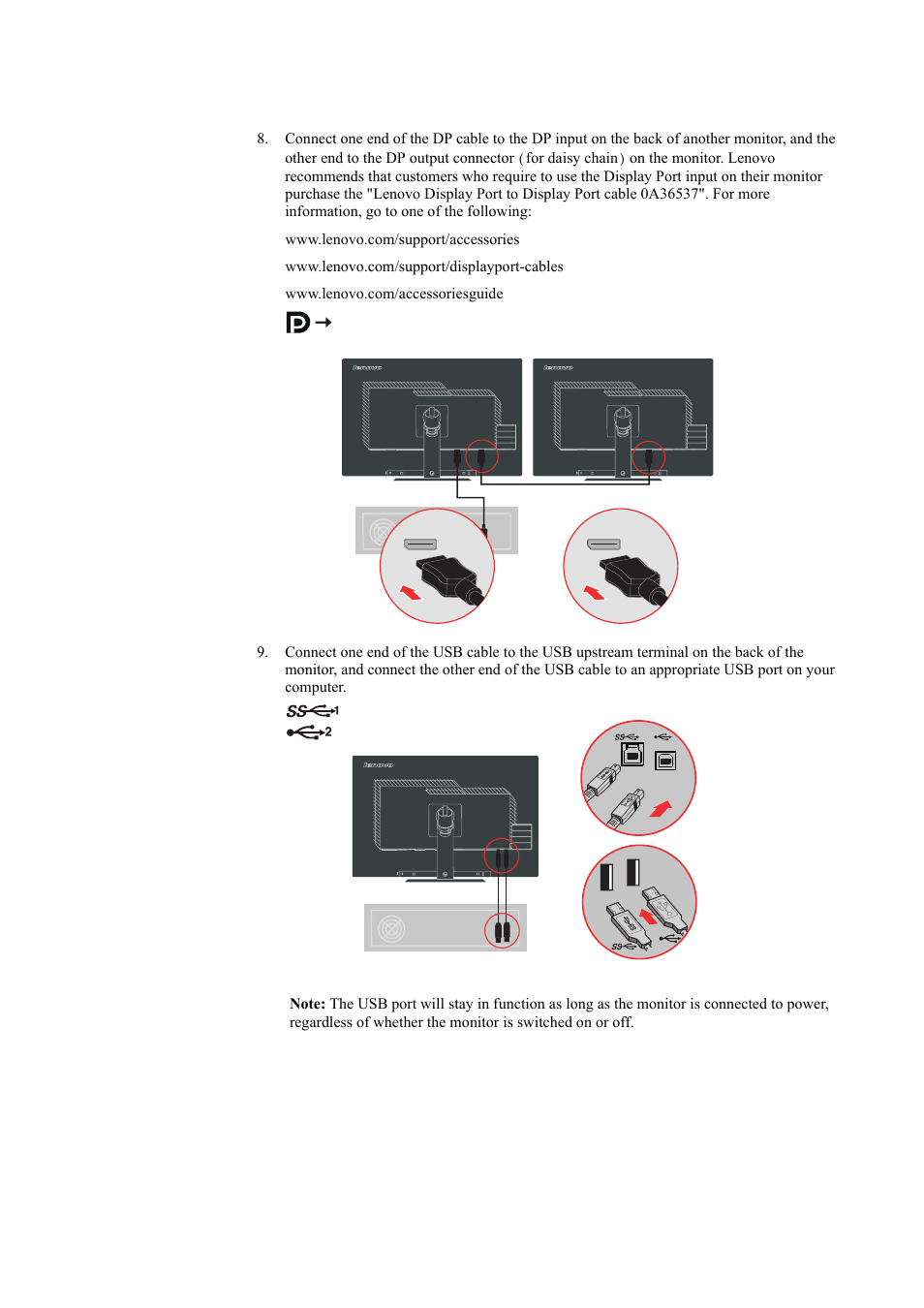 Lenovo ThinkVision LT3053p 30in LCD Monitor User Manual | Page 14 / 45