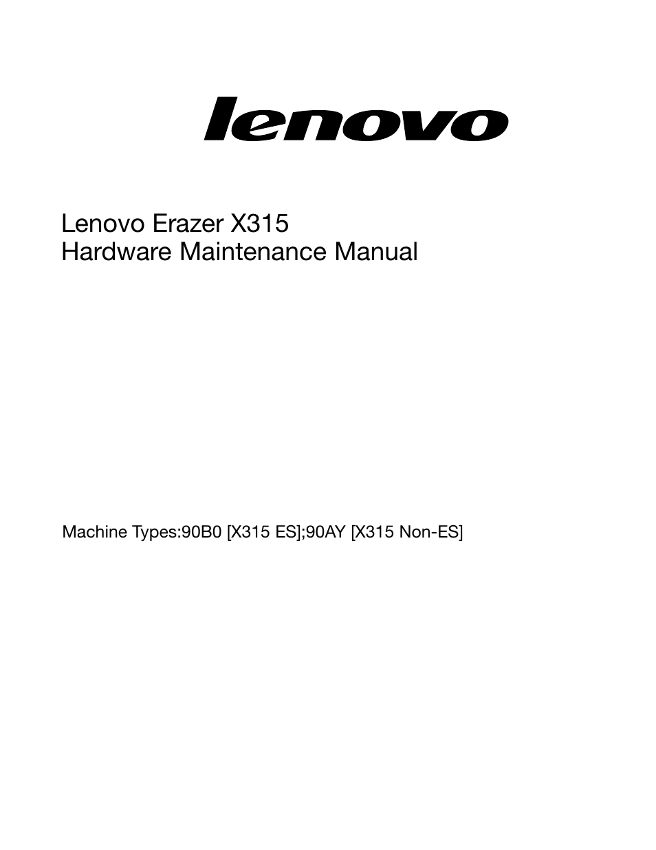 Lenovo erazer x315 hardware maintenance manual | Lenovo Erazer X315 Desktop User Manual | Page 3 / 49