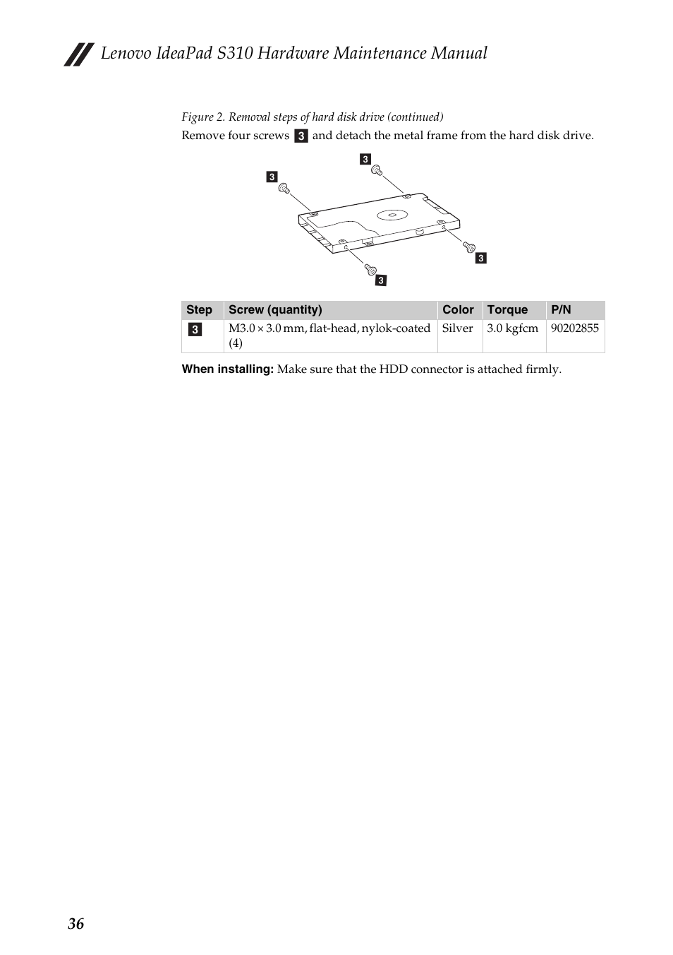 Lenovo ideapad s310 hardware maintenance manual | Lenovo IdeaPad S310 Notebook User Manual | Page 40 / 80