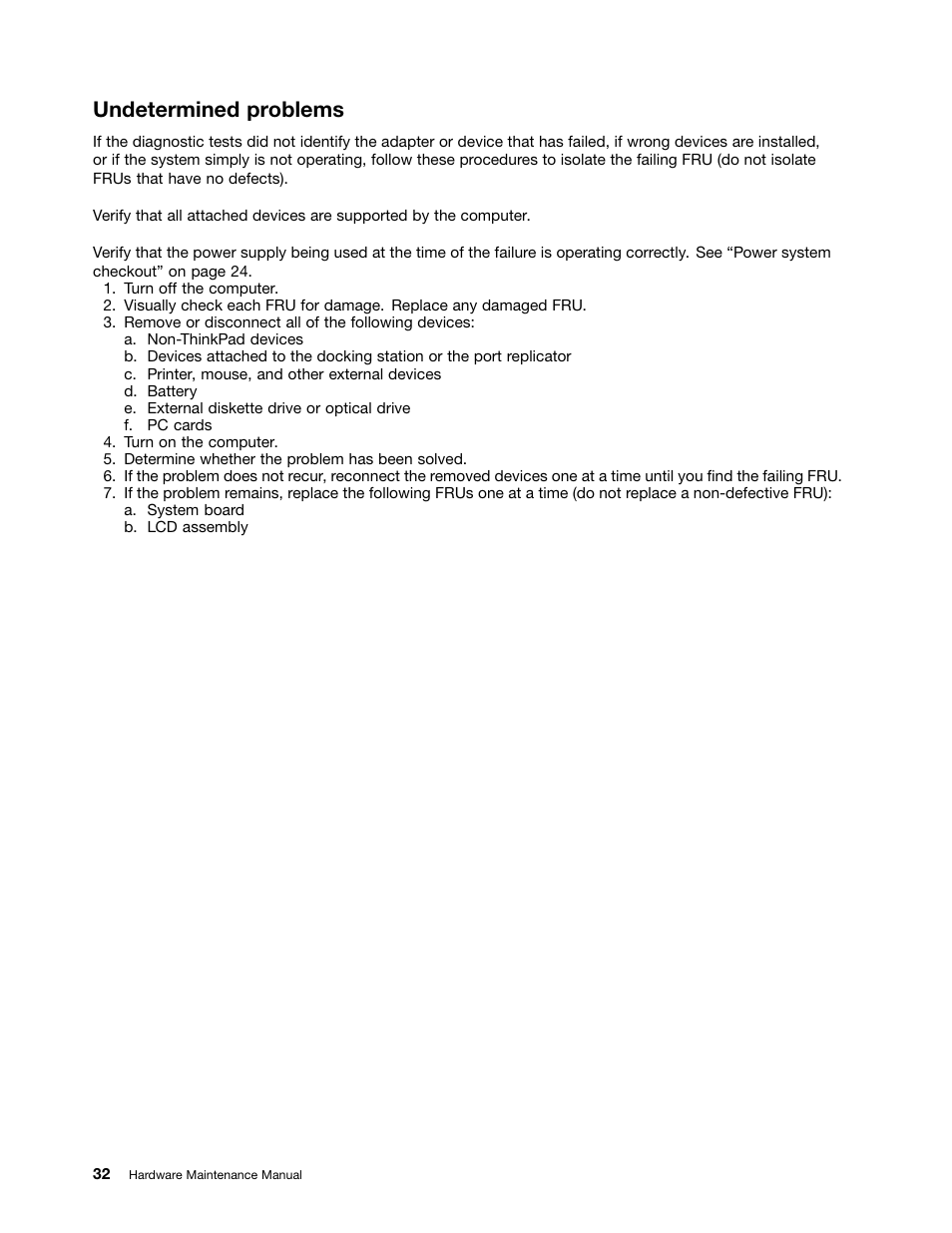 Undetermined problems | Lenovo ThinkPad 8 User Manual | Page 38 / 66