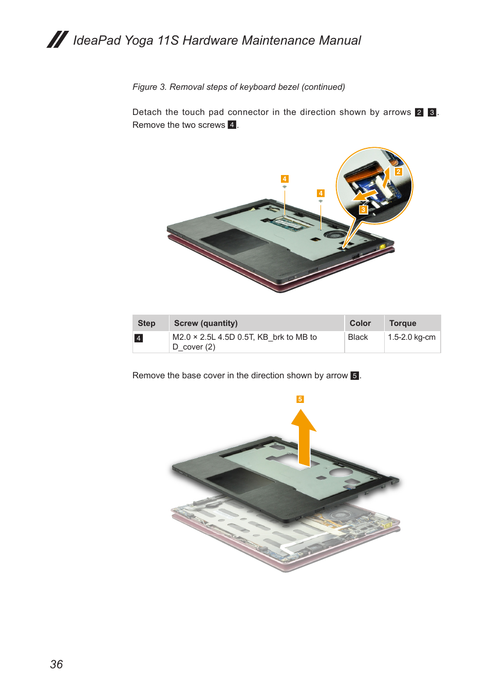 Ideapad yoga 11s hardware maintenance manual | Lenovo Yoga 11s Notebook IdeaPad User Manual | Page 40 / 77