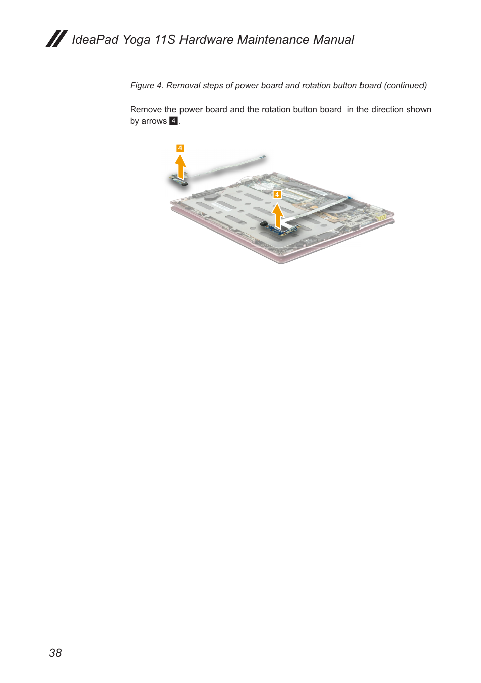 Ideapad yoga 11s hardware maintenance manual | Lenovo Yoga 11s Notebook IdeaPad User Manual | Page 42 / 77