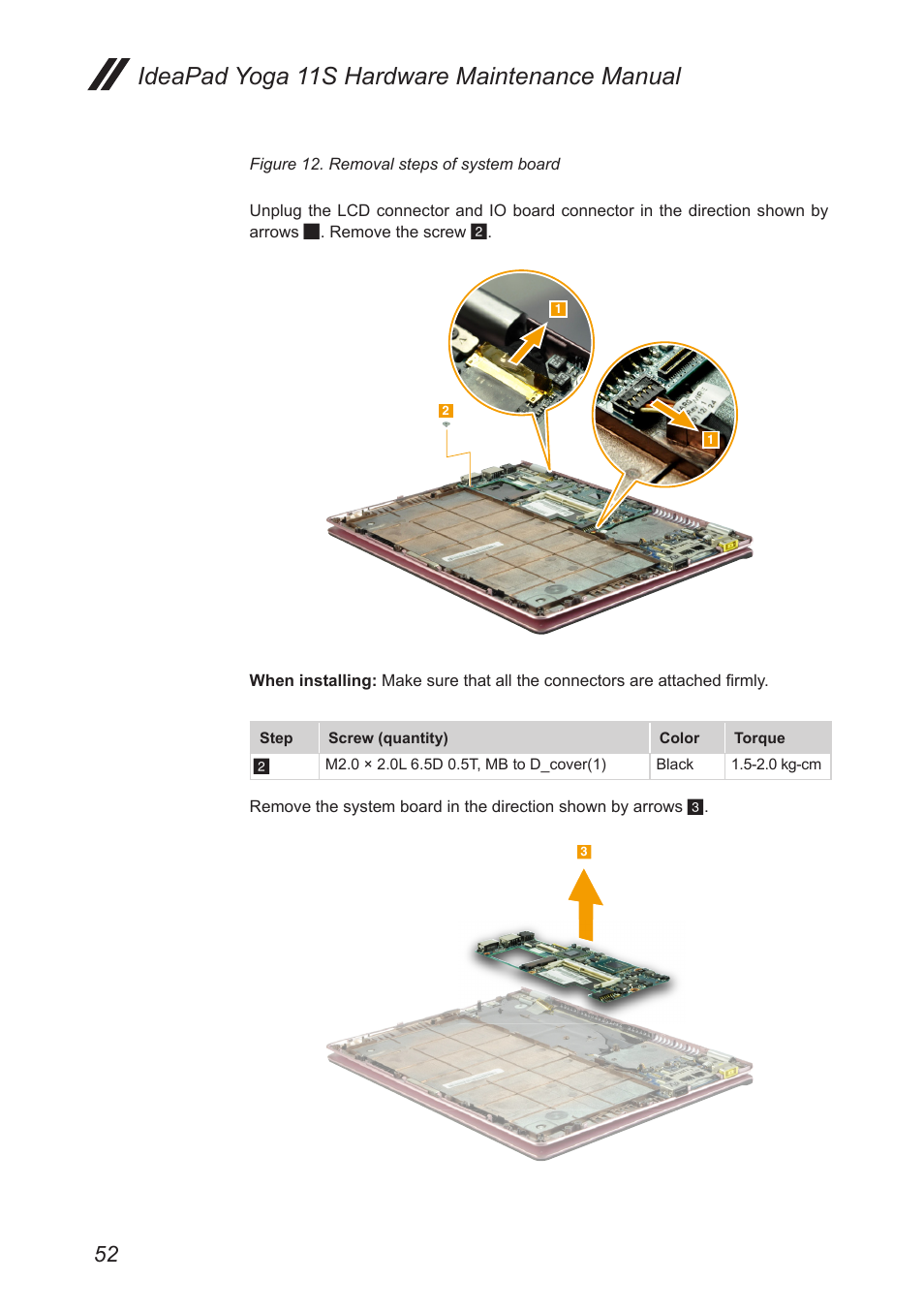 Ideapad yoga 11s hardware maintenance manual | Lenovo Yoga 11s Notebook IdeaPad User Manual | Page 56 / 77