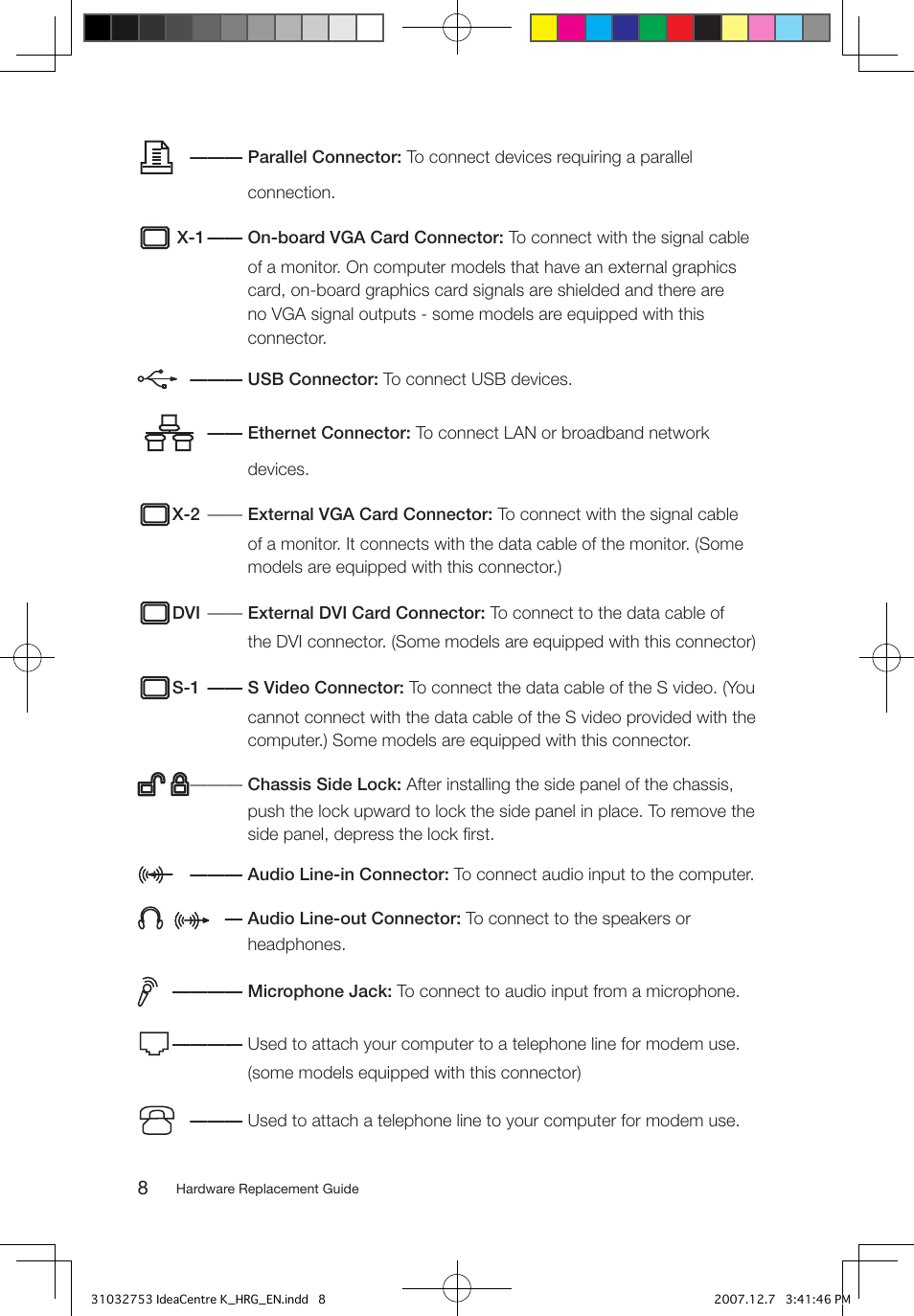 Lenovo IdeaCentre K200 User Manual | Page 10 / 32