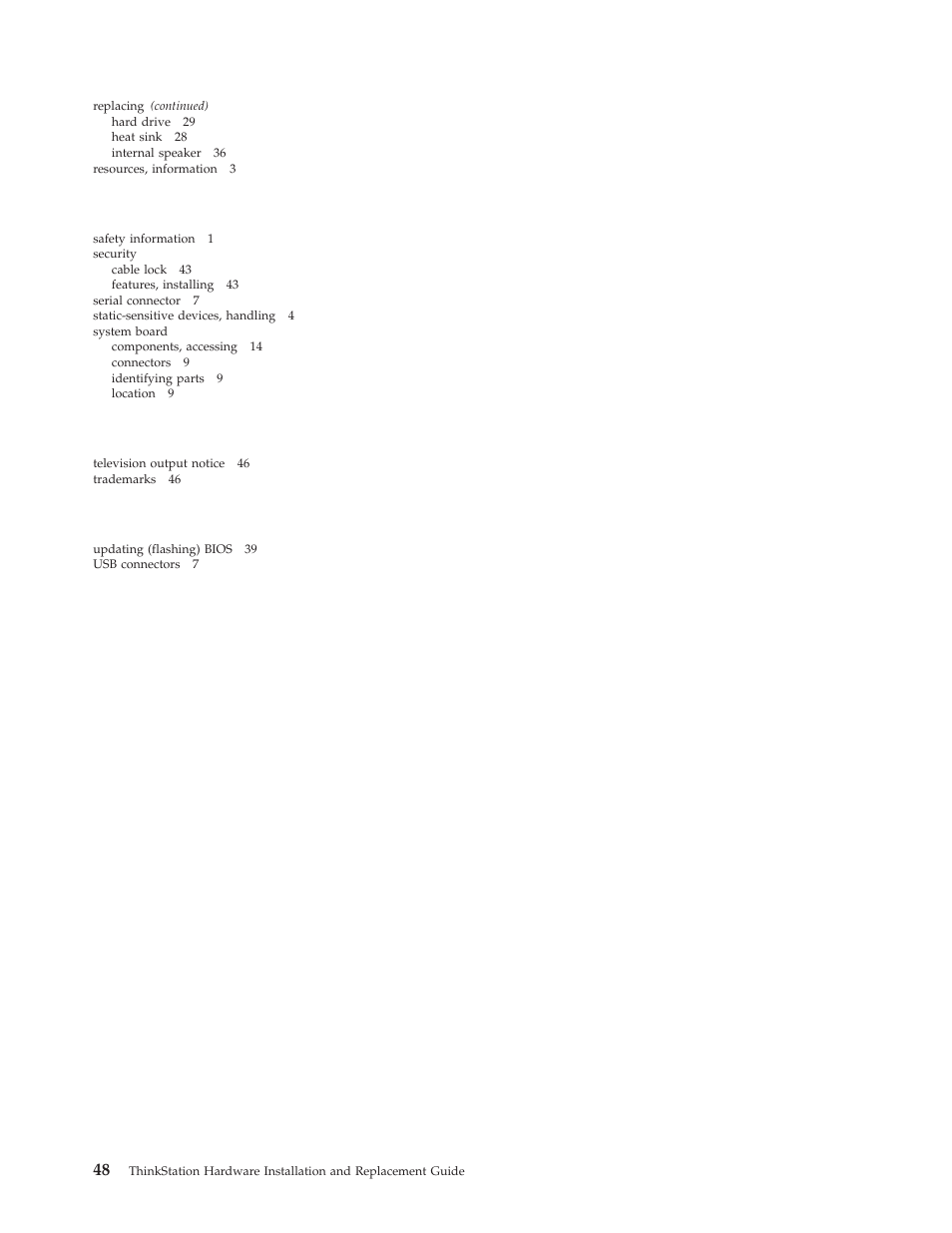 Lenovo THINKSTATION D10 User Manual | Page 56 / 58