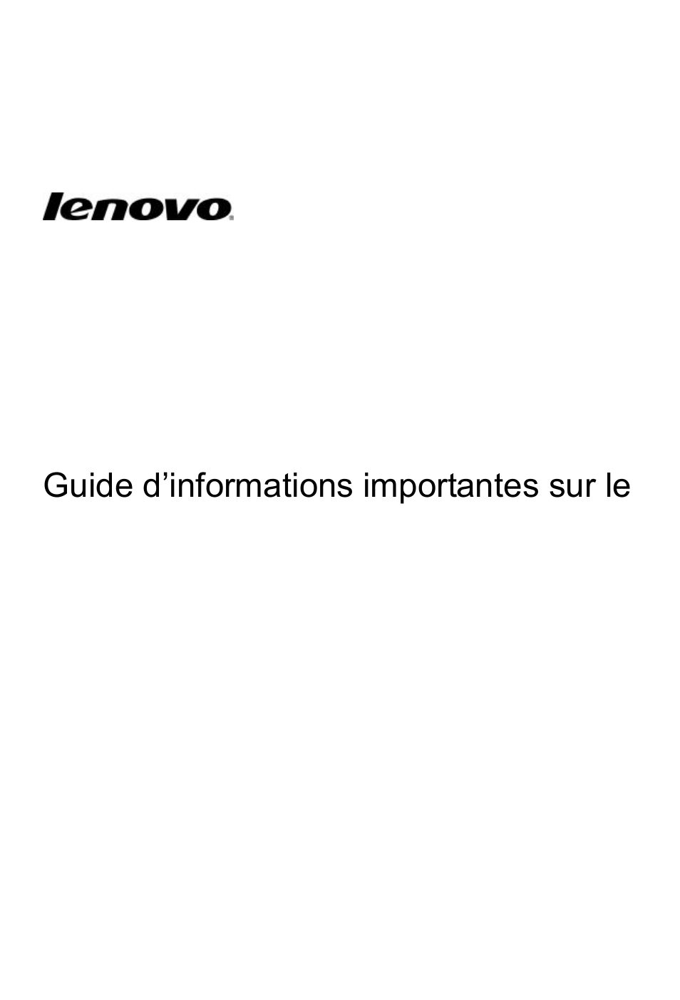 Lenovo A10-70 Tablet User Manual | 23 pages