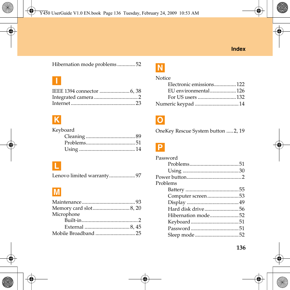 Lenovo IdeaPad Y450 User Manual | Page 145 / 148