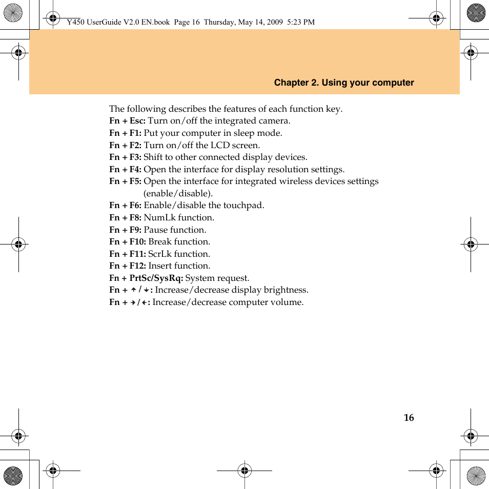 Lenovo IdeaPad Y450 User Manual | Page 25 / 148