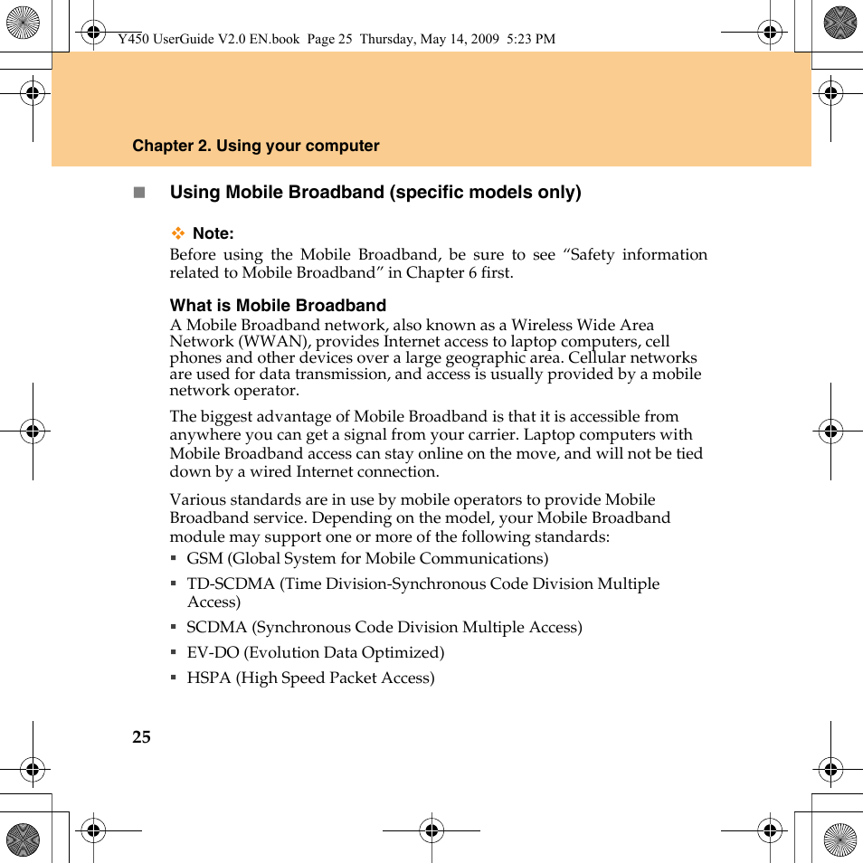 Lenovo IdeaPad Y450 User Manual | Page 34 / 148