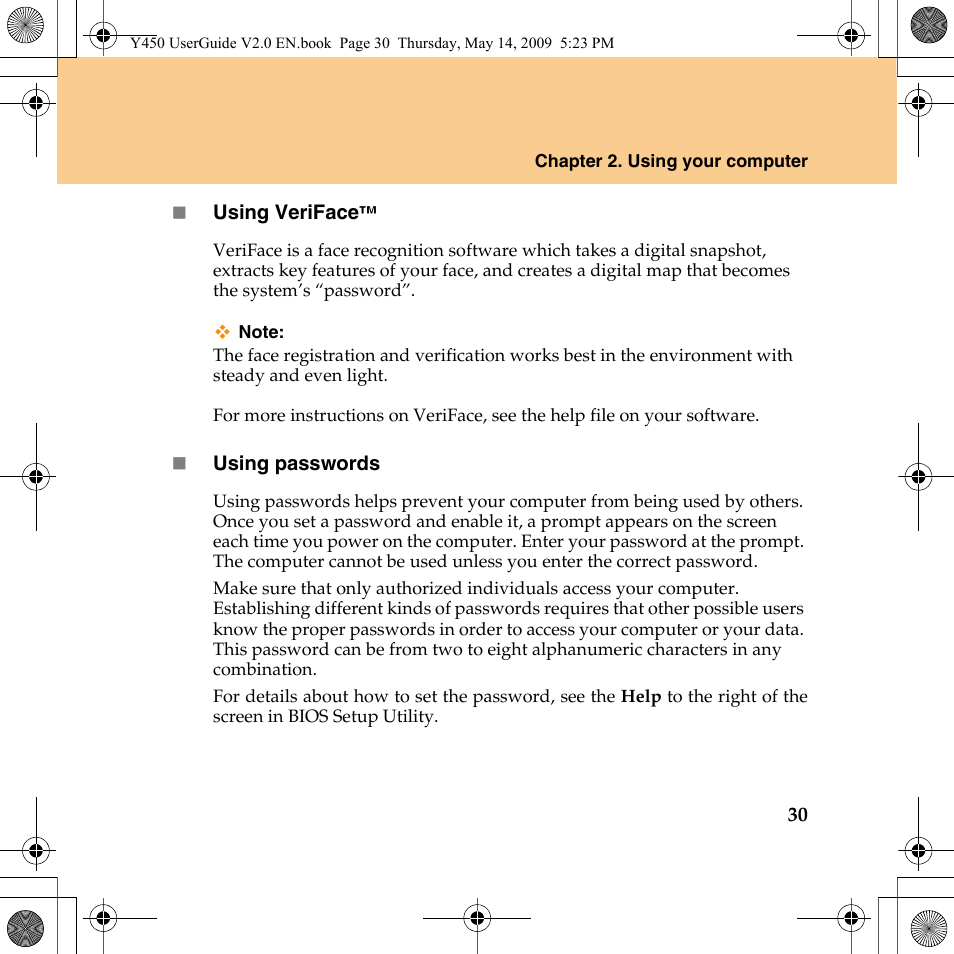 Lenovo IdeaPad Y450 User Manual | Page 39 / 148