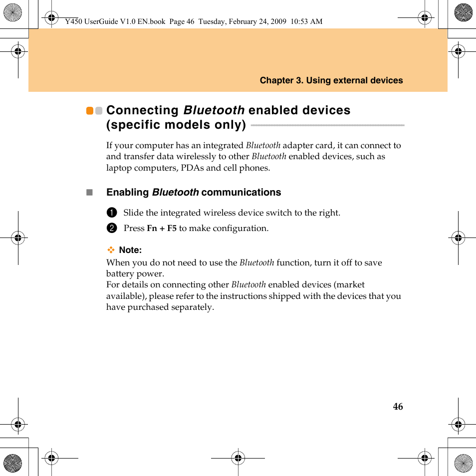 Lenovo IdeaPad Y450 User Manual | Page 55 / 148