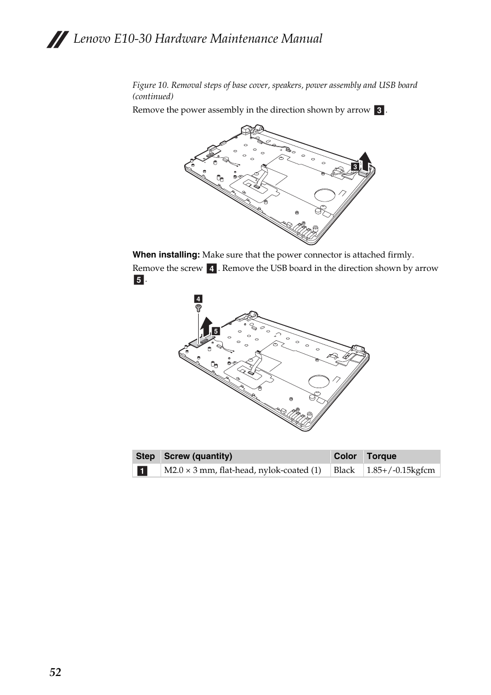 Lenovo e10-30 hardware maintenance manual | Lenovo E10-30 User Manual | Page 56 / 86