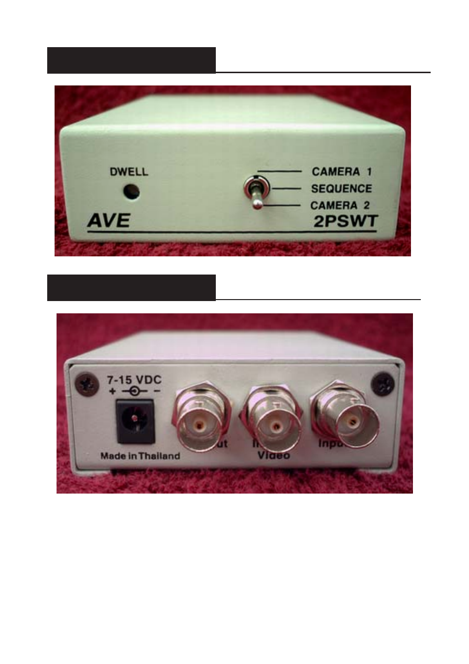 AVE 2PSWT User Manual | Page 4 / 8