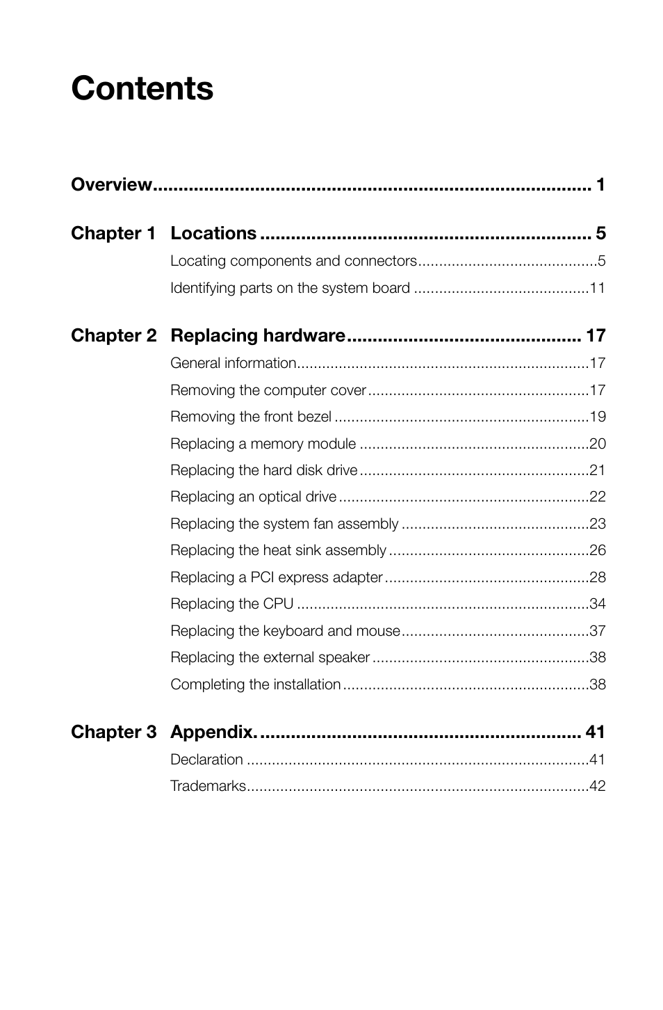 Lenovo IdeaCentre K315 User Manual | Page 4 / 47