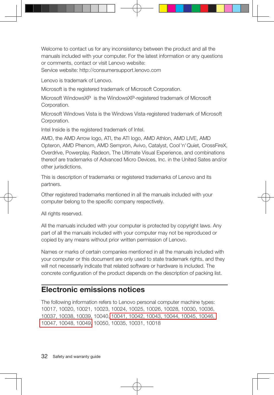 Electronic emissions notices | Lenovo C315 All-In-One User Manual | Page 37 / 47